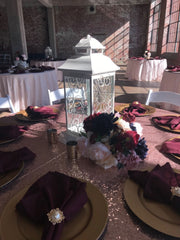 20 inch Polyester Cloth Napkins Burgundy (Pack of 10)