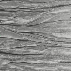 132 inch Crinkle Taffeta Round Tablecloth Platinum