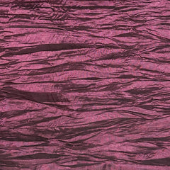 132 inch Crinkle Taffeta Round Tablecloth Eggplant