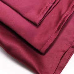 20 inch L'amour Satin Napkins Dark Red (Pack of 10)