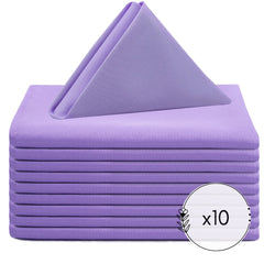 20 inch Polyester Cloth Napkins Lavender (Pack of 10)