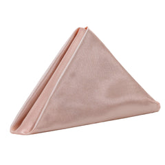 20 inch Satin Cloth Napkins Blush (Pack of 10)