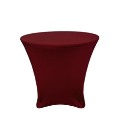 36 x 30 inch Lowboy Cocktail Spandex Table Cover Burgundy