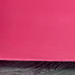 6 ft Rectangular Fitted Polyester Tablecloth Fuchsia