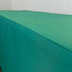 6 ft. Fitted Polyester Tablecloth Rectangular Teal