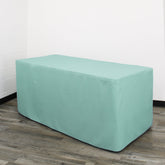 6 ft. Fitted Polyester Tablecloth Rectangular Tiffany