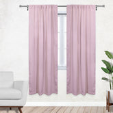 42 X 84 Inch Blackout Polyester Curtains with Rod Pocket Blush - 2 Panels