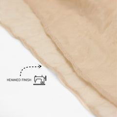 35 in X 10 ft Gauze Cheesecloth Table Runner Champagne