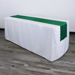 14 x 108 inch Satin Table Runner Hunter Green