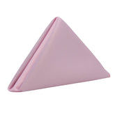 20 inch L'amour Satin Napkins Pink (Pack of 10)