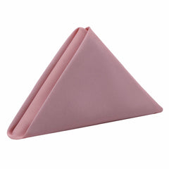20 Inch Polyester Cloth Napkins Dusty Rose (Pack of 10)