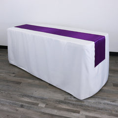 14 x 108 inch Satin Table Runner Purple