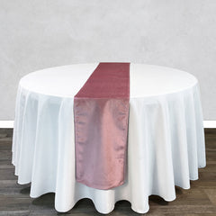 14 x 108 Inch Velvet Table Runner Dusty Rose