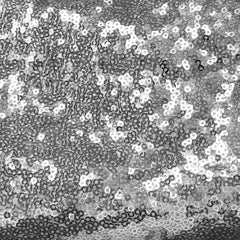 120 inch Glitz Sequin Round Tablecloth Silver