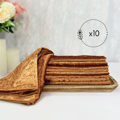 10 Pack 20 Inch Crushed Velvet Cloth Napkins Terracotta