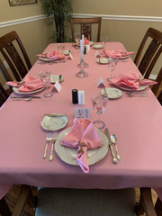 20 inch Polyester Cloth Napkins Pink (Pack of 10)