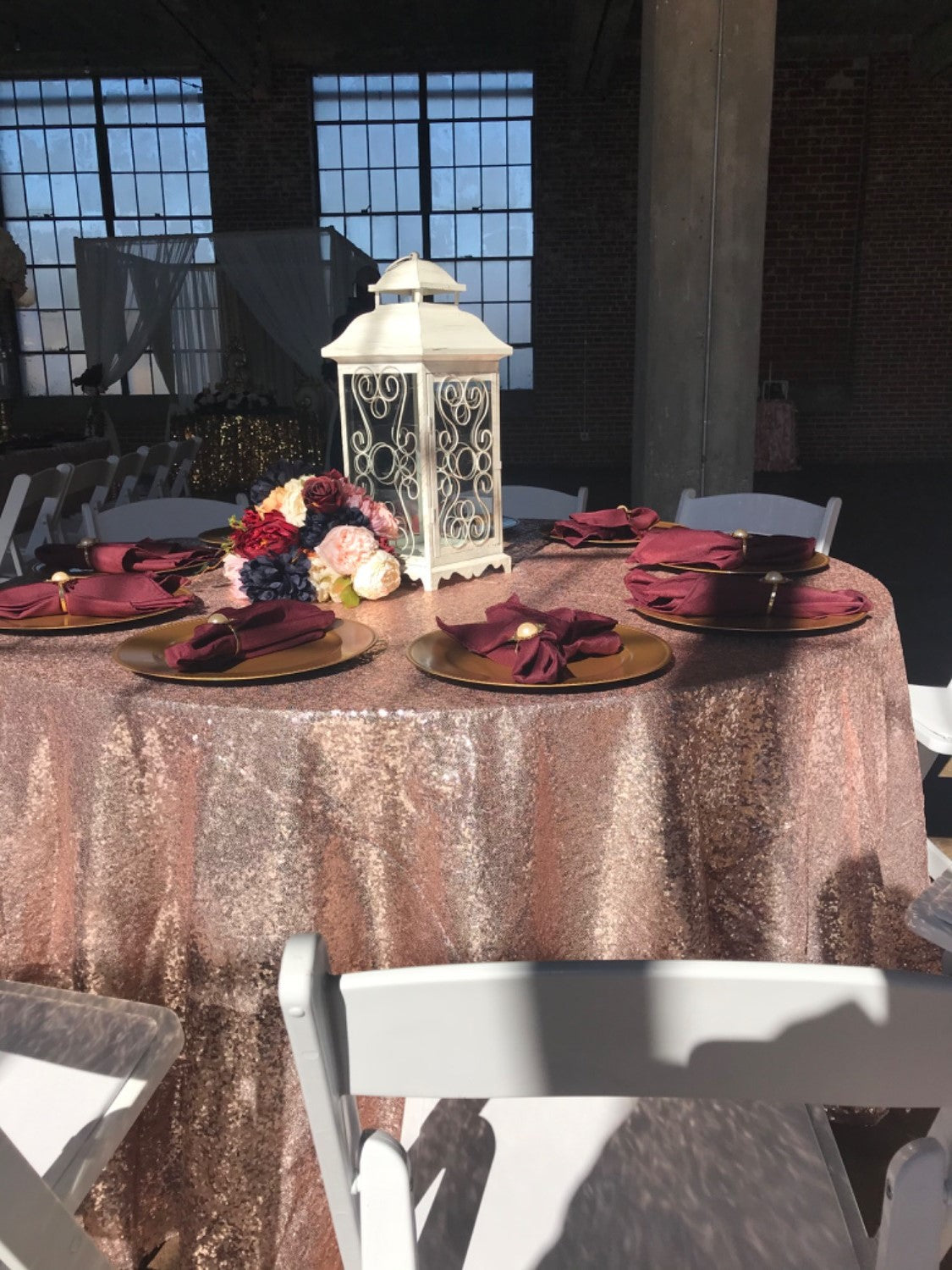 20 inch Polyester Cloth Napkins Burgundy (Pack of 10)