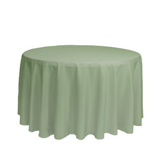 108 inch Polyester Round Tablecloth Sage