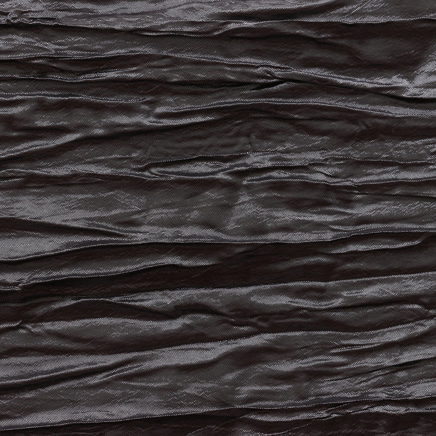 120 inch Crinkle Taffeta Round Tablecloth Black