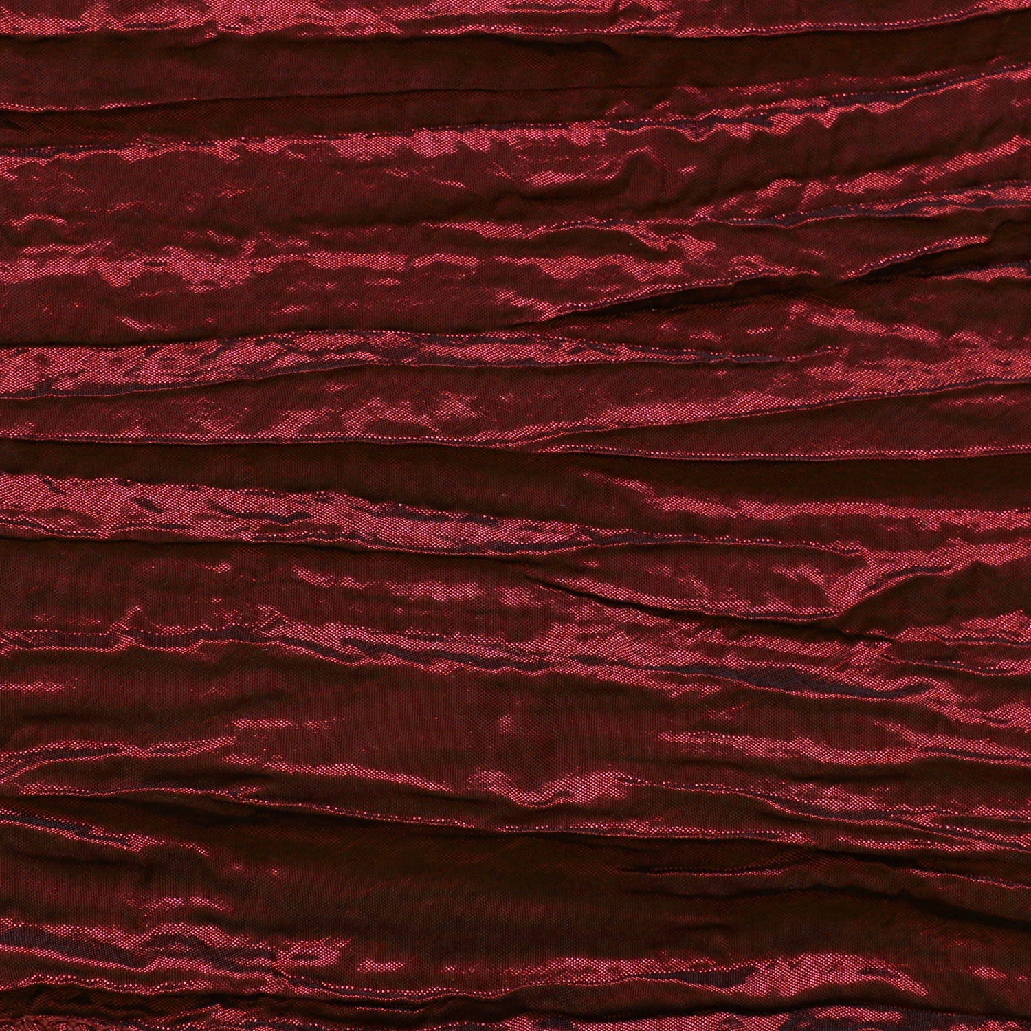 132 inch Crinkle Taffeta Round Tablecloth Burgundy