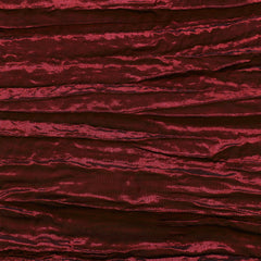 132 inch Crinkle Taffeta Round Tablecloth Burgundy