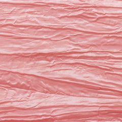 132 inch Crinkle Taffeta Round Tablecloth Coral