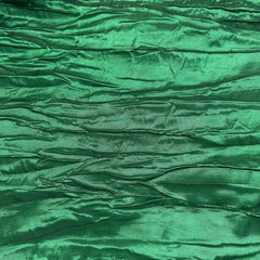 14 x 108 inch Crinkle Taffeta Table Runner Hunter Green
