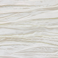 120 inch Crinkle Taffeta Round Tablecloth Ivory