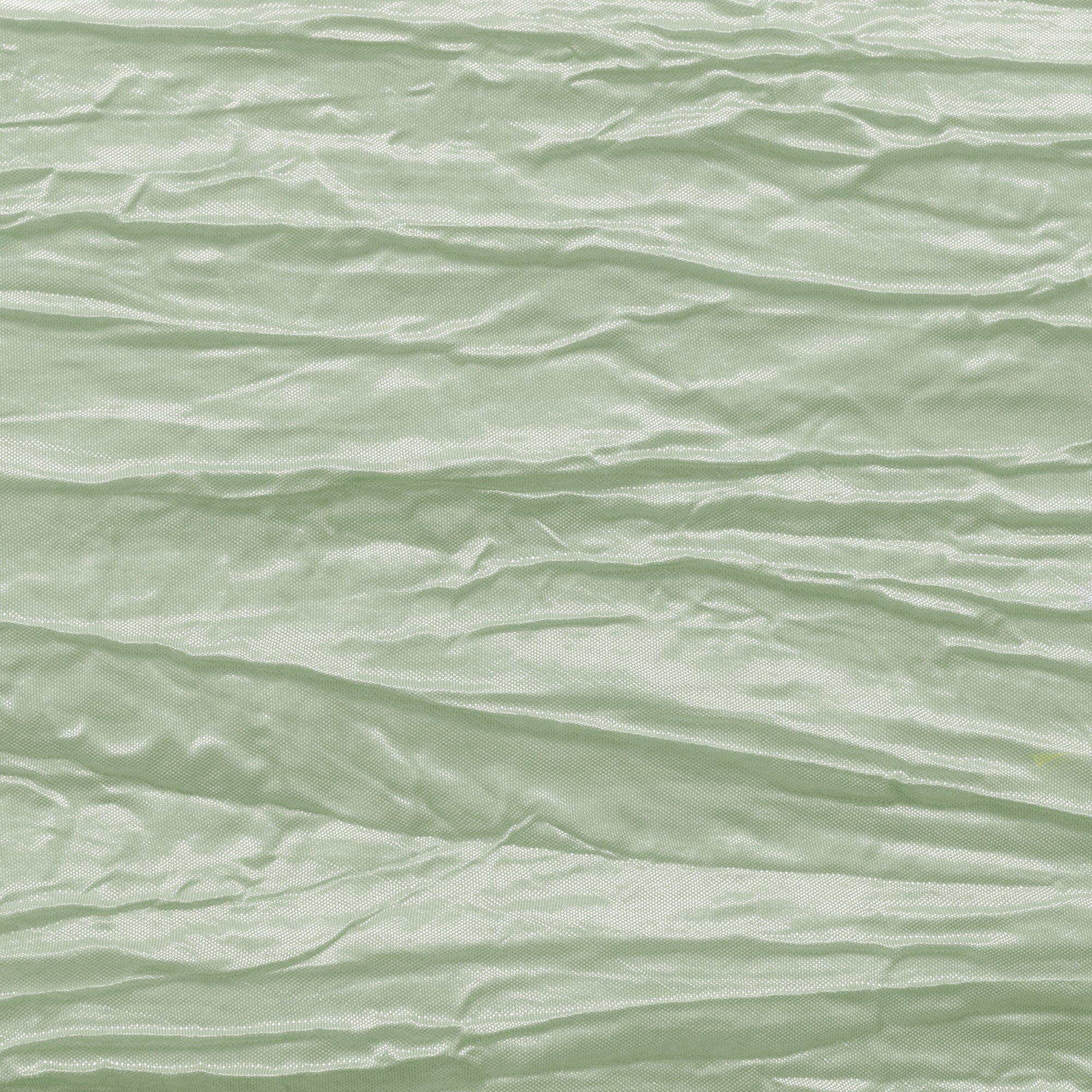 132 Inch Round Crinkle Taffeta Tablecloth Sage