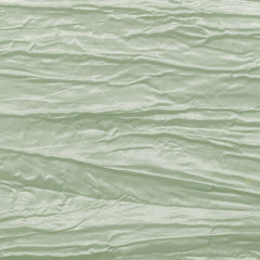 132 Inch Round Crinkle Taffeta Tablecloth Sage