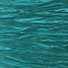 120 inch Crinkle Taffeta Round Tablecloth Teal