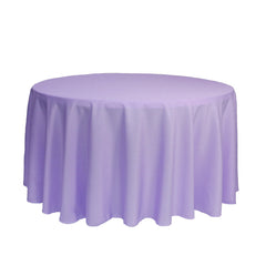 120 inch Polyester Round Tablecloth Lavender