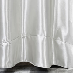 132 inch Satin Round Tablecloth White