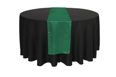 14 x 108 inch Satin Table Runner Hunter Green