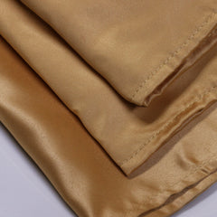 20 inch L'amour Satin Napkins Gold (Pack of 10)