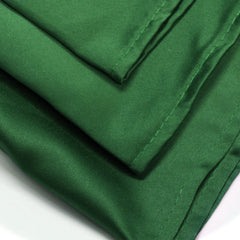 10 Pack 20 Inch L'amour Satin Napkins Emerald Green