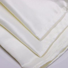 20 inch L'amour Satin Napkins Ivory (Pack of 10)