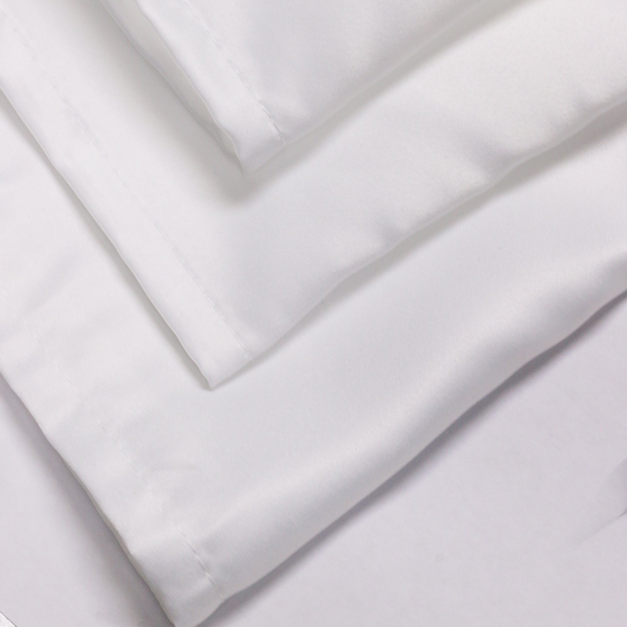 20 inch L'amour Satin Napkins White (Pack of 10)