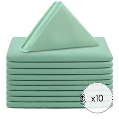20 Inch Polyester Cloth Napkins Mint (Pack of 10)