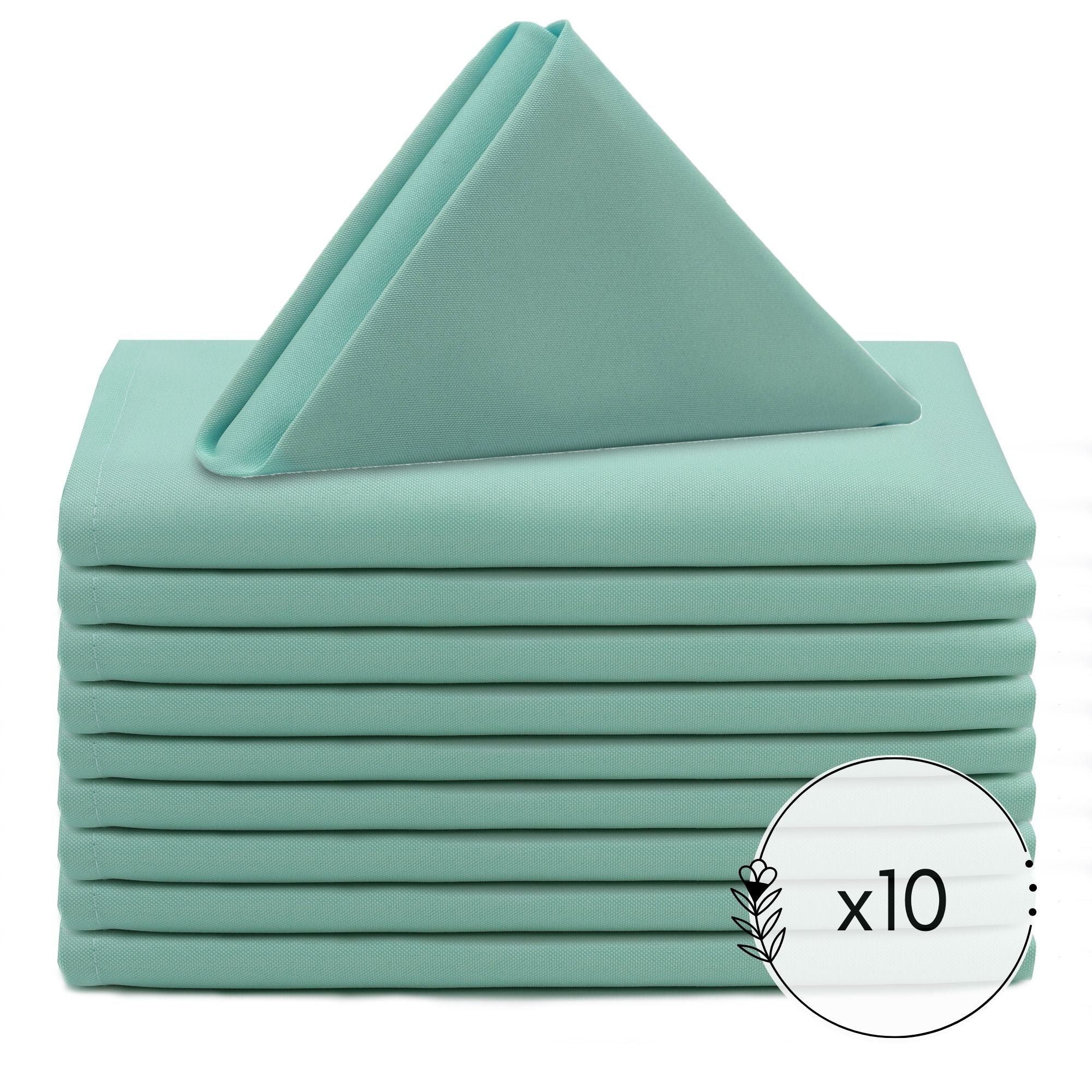 20 inch Polyester Cloth Napkins Tiffany (Pack of 10)