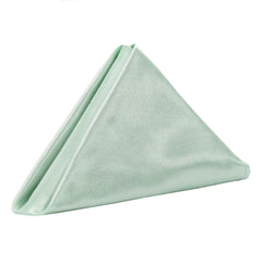 20 inch Satin Cloth Napkins Mint (Pack of 10)