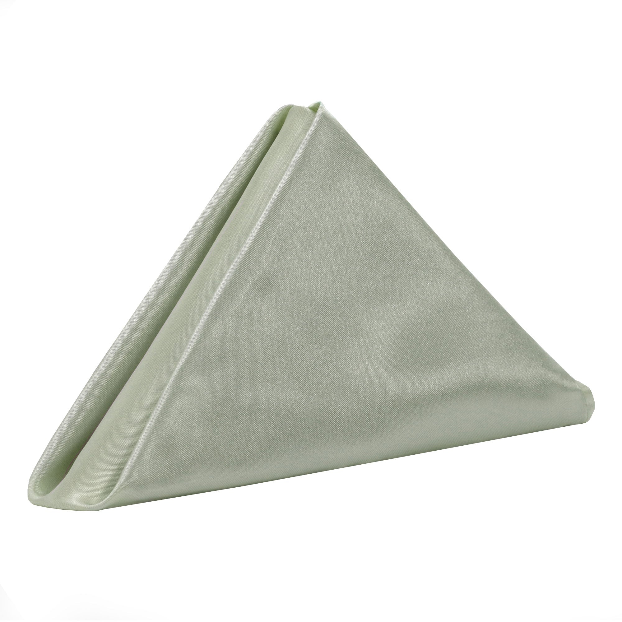 20 Inch Satin Cloth Napkins Sage (Pack of 10)