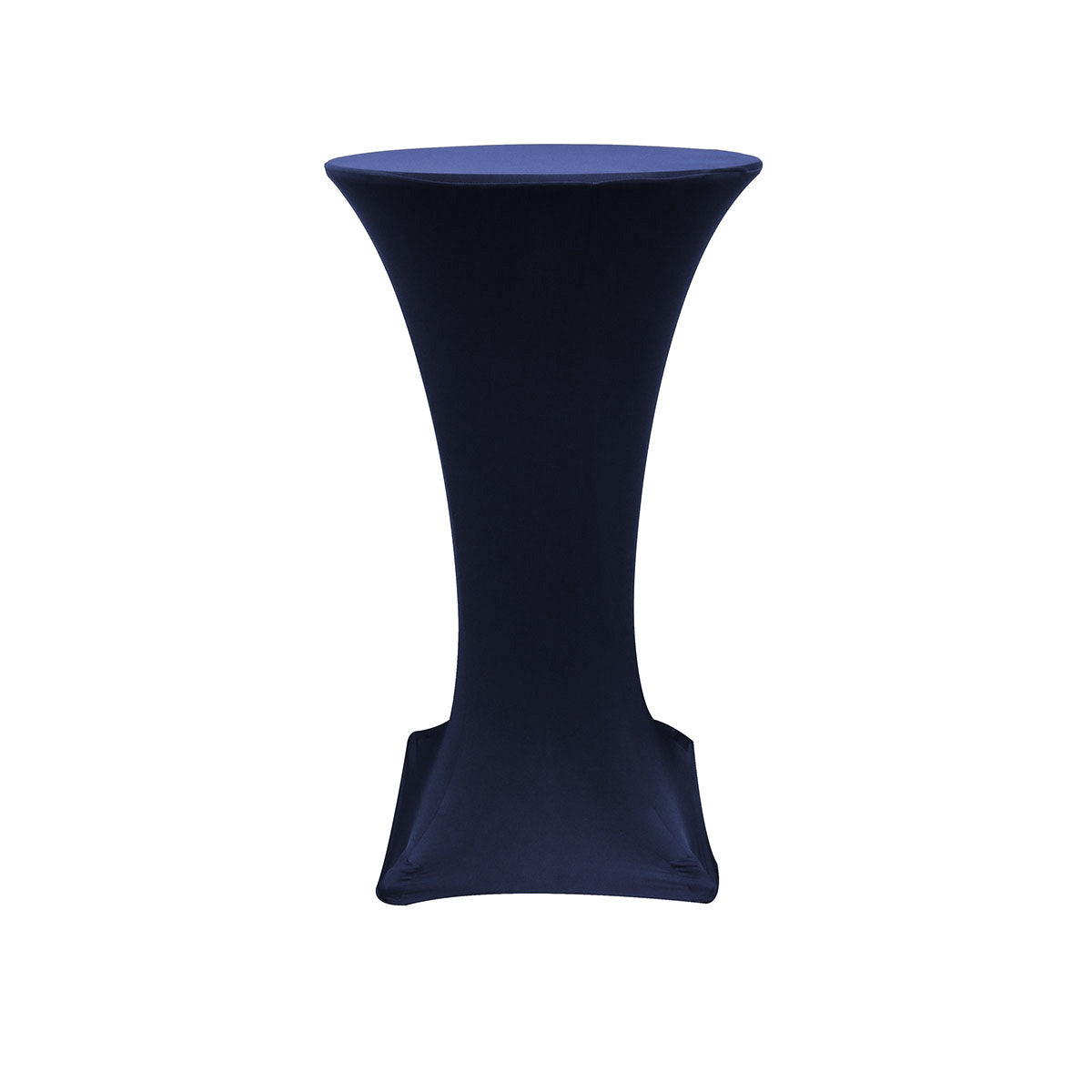 24 inch Highboy Cocktail Spandex Table Cover Navy Blue