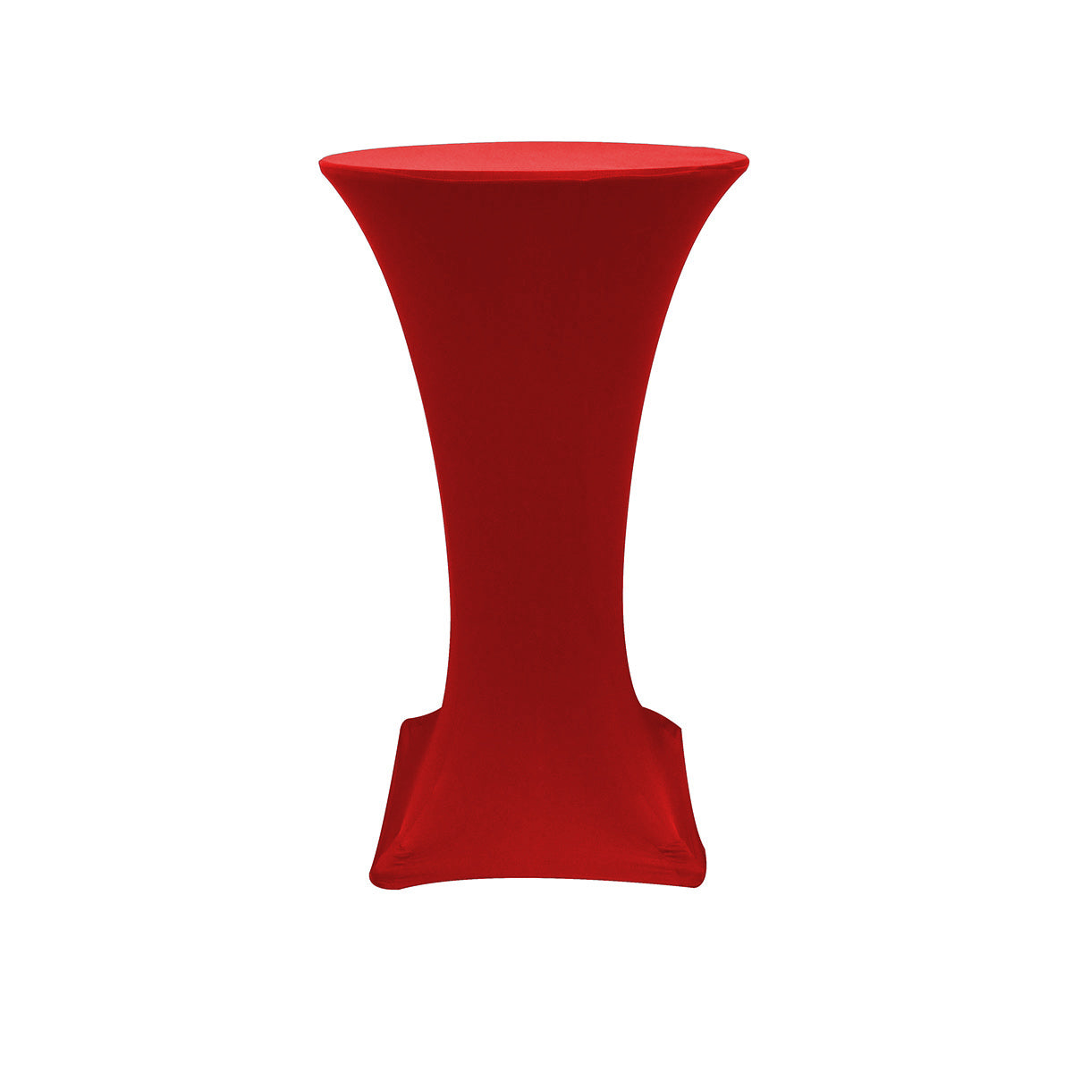24 inch Highboy Cocktail Spandex Table Cover Red