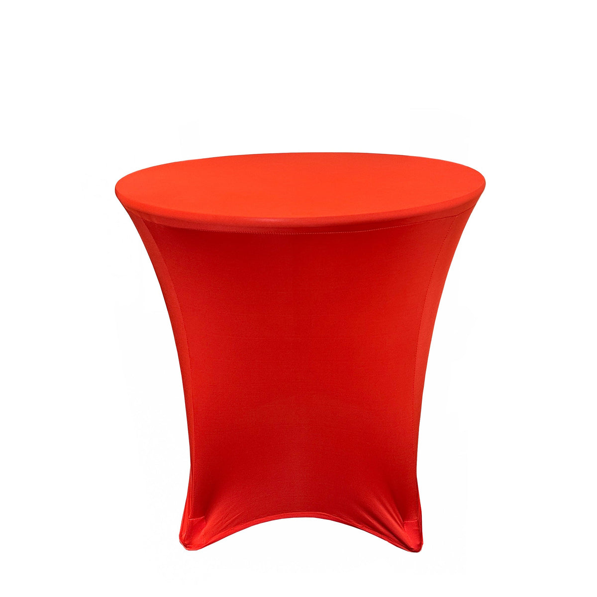 30 x 30 inch Lowboy Cocktail Spandex Table Cover Red