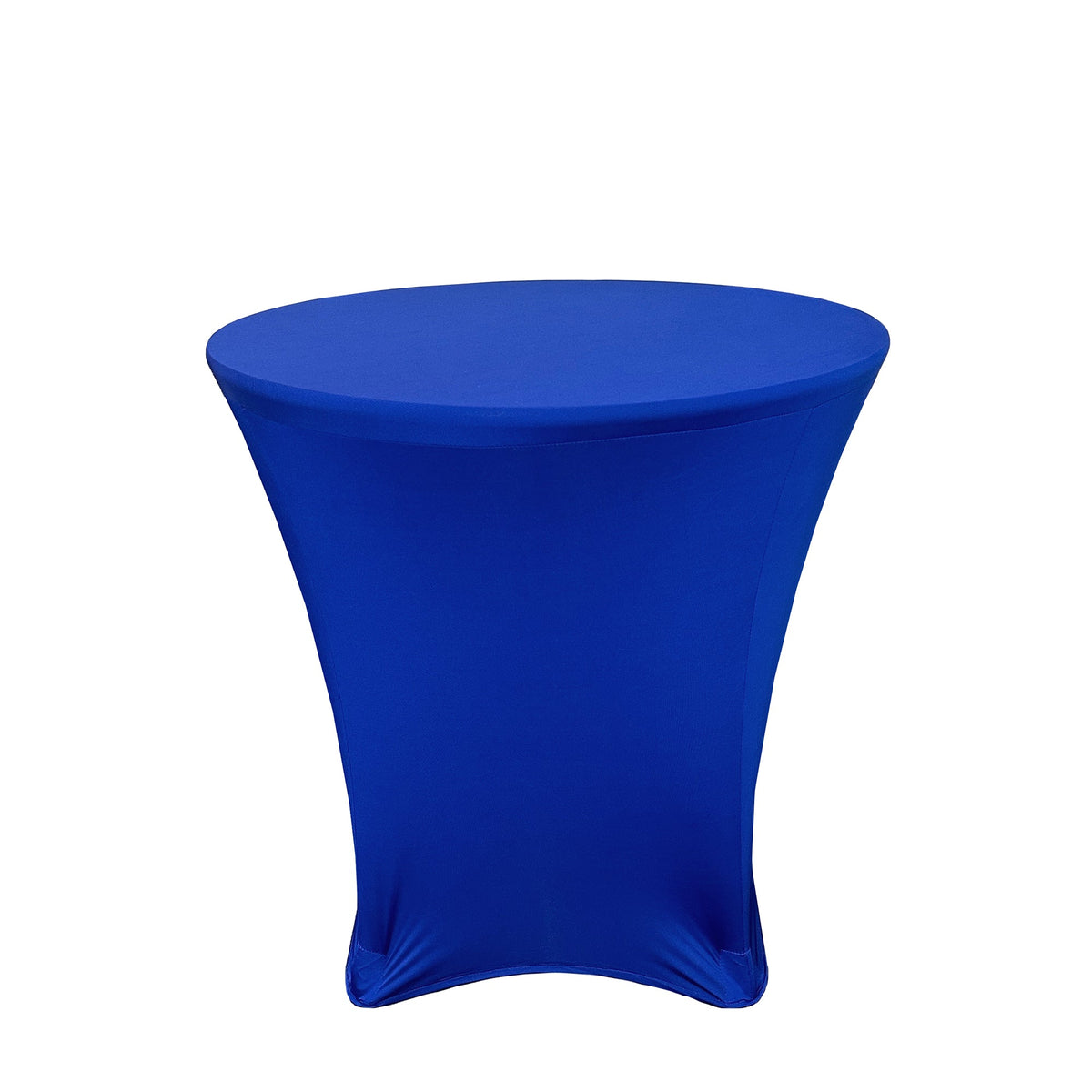 30 x 30 inch Lowboy Cocktail Spandex Table Cover Royal Blue