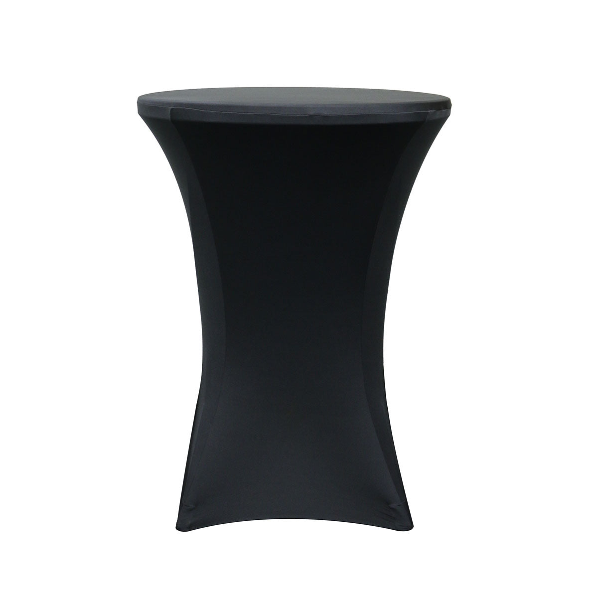 32 inch Highboy Cocktail Spandex Table Cover Black