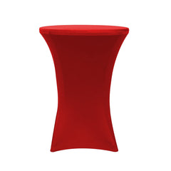 32 inch Highboy Cocktail Spandex Table Cover Red