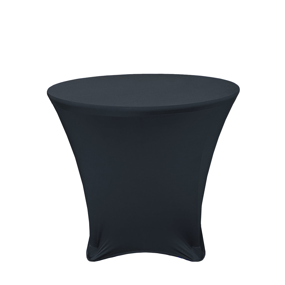 36 x 30 inch Lowboy Cocktail Spandex Table Cover Black