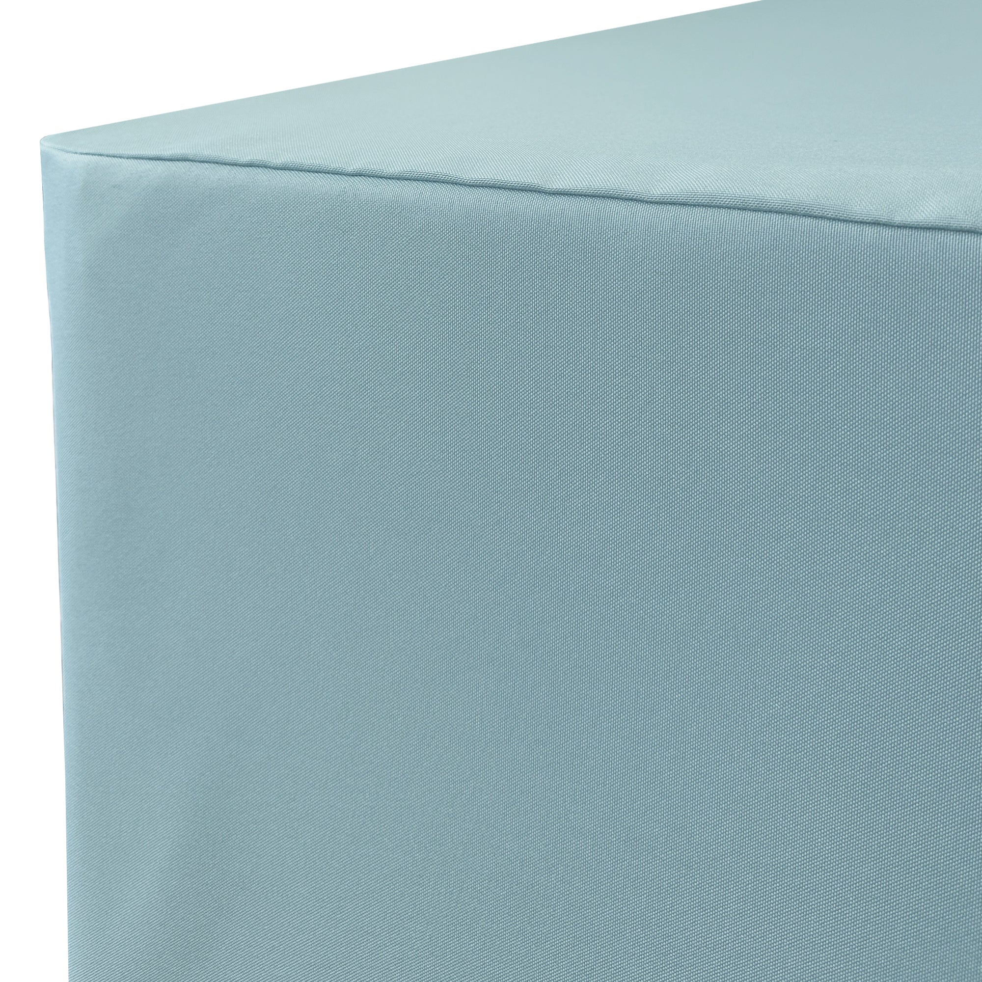 6 ft Fitted Polyester Tablecloth Rectangular Dusty Blue
